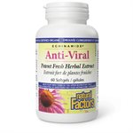 Natural Factors Anti-Viral Extrait fort de plantes fraîches   60 gélules