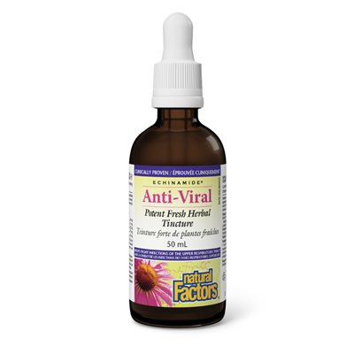Natural Factors Anti-Viral Teinture forte de plantes fraîches 50 mL teinture Natural Factors Anti-Viral Teinture forte de plantes fraîches 50 mL teinture