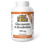 Natural Factors Glucosamine & Chondroitin Sulfate  900 Mg  240 Capsules