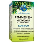 Whole Earth & Sea® Multivitamine et minéraux, Femmes 50+ 60 comprimés