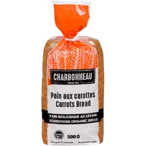 Charbonneau Organic carrot bread 500 g 500G