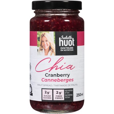 Isabelle Huot Cranberry Chia 250Ml 250ML