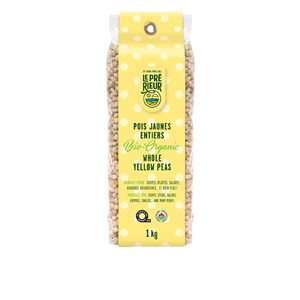 Le Pr Rieur Organic Whole Yellow Peas 1kg