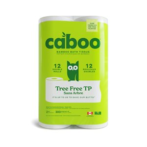 CABOO 2ply Bamboo Bathroom Tissue 12pk