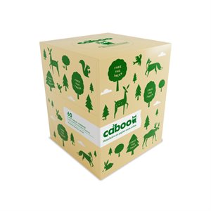 Caboo 3ply Facial Tissue Cube Box 60ct