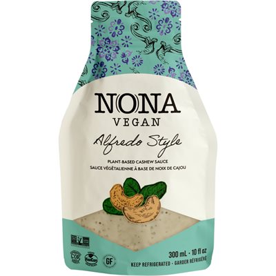 NONA Vegan Alfredo Style Plant-Based Cashew Sauce 300ml