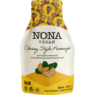 NONA Vegan Cheesy Style Plant-Based Cashew Sauce 300ml