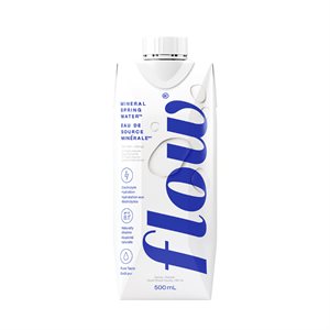 Flow Eau de Source Naturellement Alcaline à 100 % 500 ml