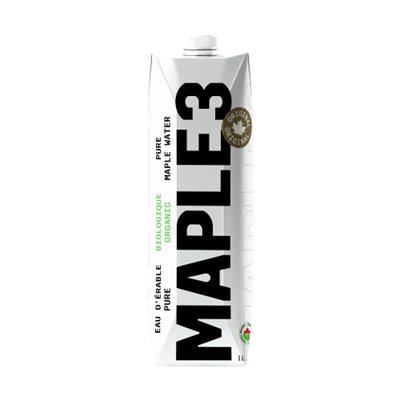 Maple 3 Eau d'érable 100% Pure Biologique 1 L Maple 3 Eau d'érable 100% Pure Biologique 1 L