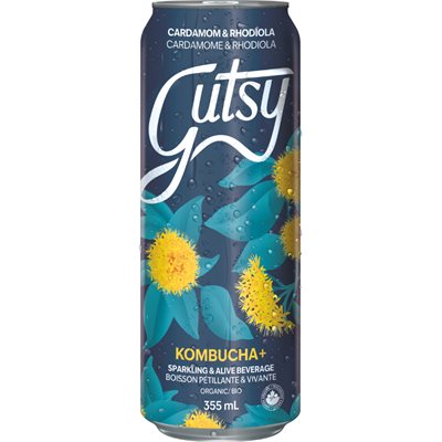 Gutsy Kombucha Boost D'énergie Bio.