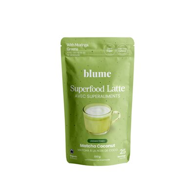 Blume Latte Superfood Matcha Noix De Coco 100G