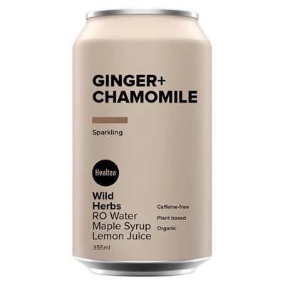 Healtea Sparkling Ginger+Chamomile Infusion 355ml