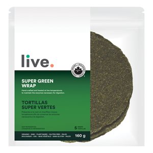 Live Organic Super Green Wrap 112G