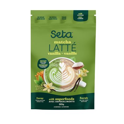 SETA - Latté matcha vanille 110g
