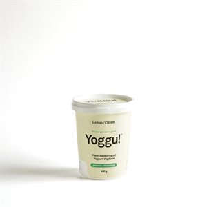 Yoggu! Plant Based Probiotic Yogourt-Lemon 450g