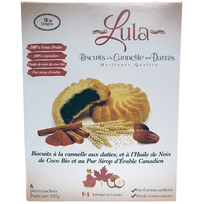 Lula Biscuits à la cannelle et aux dattes 192 g