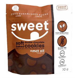 Sweet Nutrition Biscuits moelleux au double chocolat