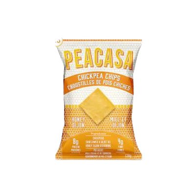 Peacasa Honey Dijon Chickpea Chips 128g