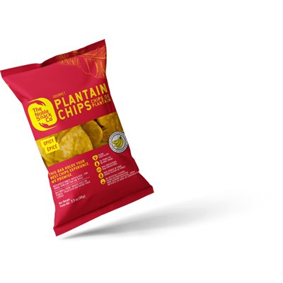 The Noble Snack Co CHIPS PLANTAIN DOUX ÉPICÉ 85GR