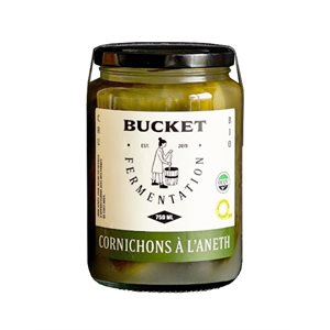 BUCKET FERMENTATION CORNICHONS À L'ANETH BIO 750ml