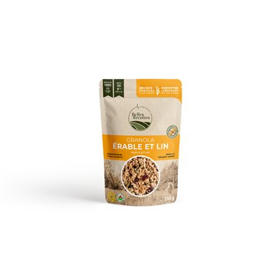 Les Belles Récoltes Maple & Flax Organic Granola 310g