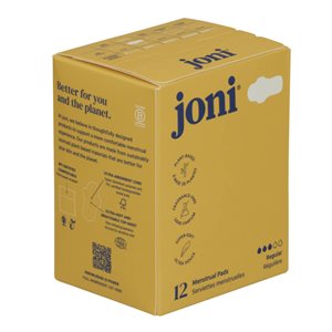 Joni Organic Regular Pads 12 Ct.