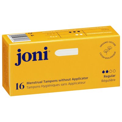 Joni Organic Regular Tampons 16 Ct.