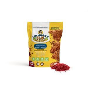 Carmela'S Crackers Teff Crackers - Sumac 120G