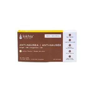 Lokhia Anti-Nausea-Chewable lemon flavor 30un