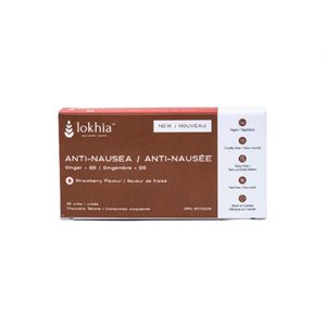 Lokhia Anti-Nausea- Chewable strawberry flavor 30un