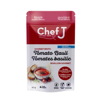 Chef J Tomato Basil Gourmet Broth 42G