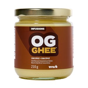 OG GHEE -BEURRE CLARIFIÉ ET CARAMÉLISÉ AUX ÉPICES CHAI 210g