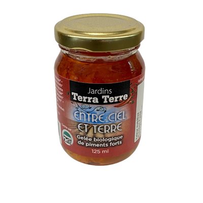 Jardins Terra Terre Organic Hot Pepper jelly 125 ml