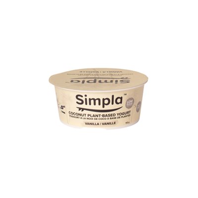 Simpla Yaourt De Noix De Coco Vanille (120g)