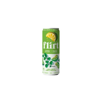 Flirt Drinks Limonade pétillante lime menthe (canette)355ml Flirt Drinks Limonade pétillante lime menthe (canette)355ml