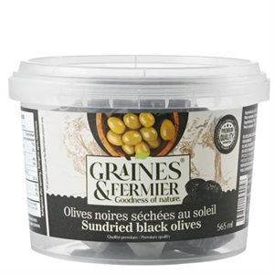 Graines&Fermier Olives noires séchées au soleil