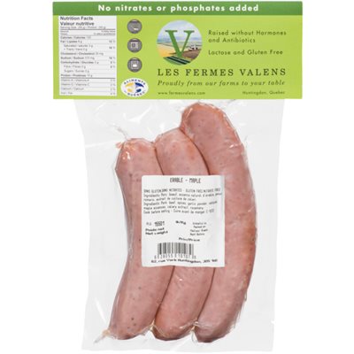 Ferme Valens Saucisse érable