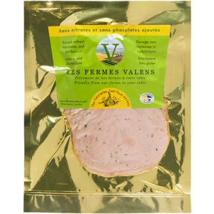 Ferme Valens Poitrine De Dinde Fumée Ail Et Fines Herbes 175g