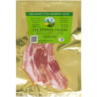 Les Fermes Valens Bacon Smoked 0.232 kg