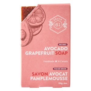 Crate61 No Grit Avocado And Grapefruit Soap Bar 110G
