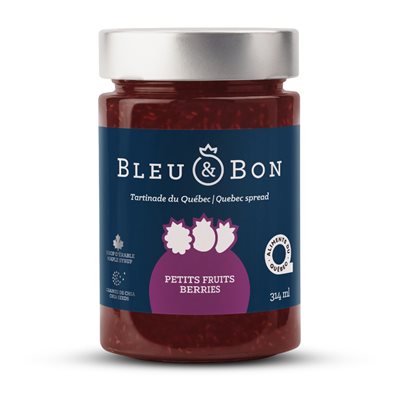 Bleu&Bon Tartinade petits fruits 314ml Bleu&Bon Tartinade petits fruits 314ml