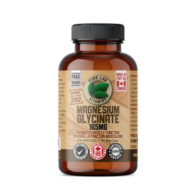 Pure Labs Vitamins Glycinate De Magnésium 165Mg - Sans Excipient 60 Vegi Cap Pure Labs Vitamins Glycinate De Magnésium 165Mg - Sans Excipient 60 Vegi Cap