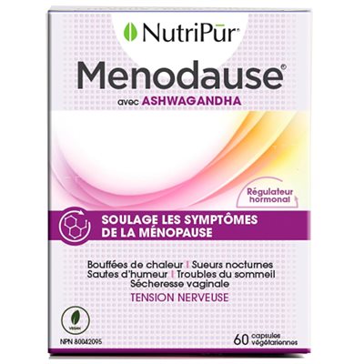 Nutripur Menodause avec Ashwagandha 60vcaps