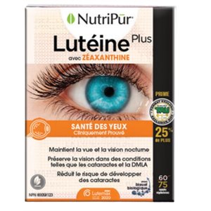 Nutripur Lutéine Plus avec Zéaxanthine Tau Format Boni 75un