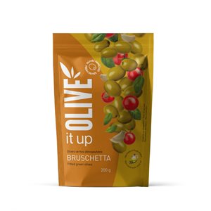 Olive it Up Olives Vertes Dénoyautées - Bruschetta 200g