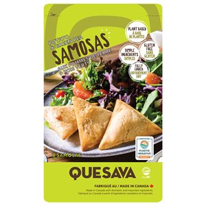 Quesava Green Pea Potato Vegan Samosa 425g