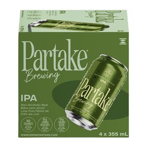 Partake Biére Sans Alcool Ipa 4X355Ml