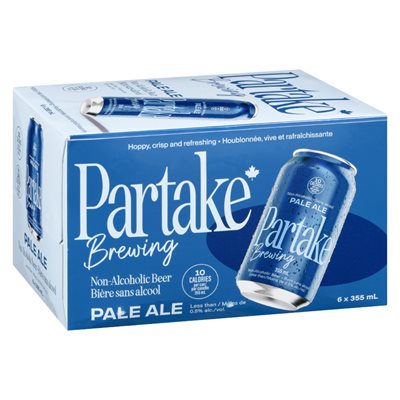 PARTAKE Pale Bière sans alcool 6x355ml