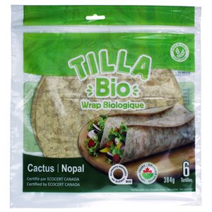 Tilla Bio Nopal Wrap 384G