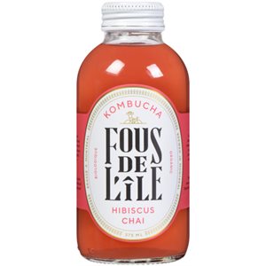 Fous De L'ile Organic Kombucha--Chaà¯ Hibiscus